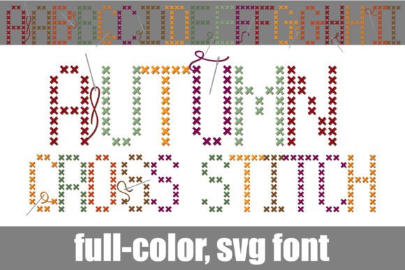Autumn Cross Stitch: A Seasonal Font Review