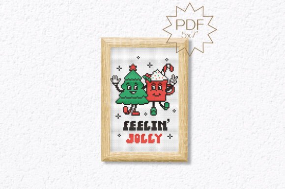 Christmas Trendy Cross Stitch Pattern
