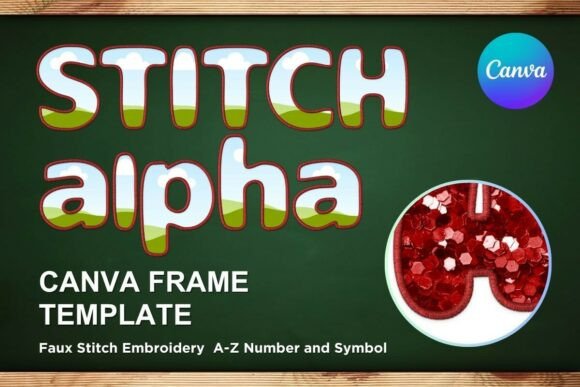 Faux Embroidery Canva Frame Letters_18