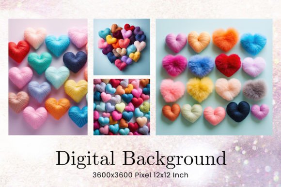 Heart Embroidery Backgrounds Wallpaper